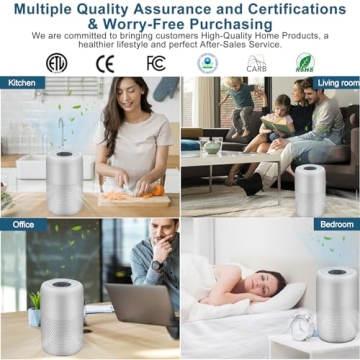 Vhoiu Air Purifiers 2-Pack for Home and Office