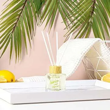 Green Canyon Spa Gift Baskets for Women- 10 Pcs Lemon Scent Home Bath Gift Sets in Beautiful Tote Bag, Holiday Gift for Valentine's Day Mother's Day, Spa Set for Women Gift, Birthday Basket for Women