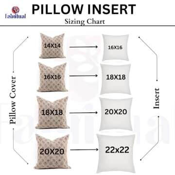 Fabritual Thick Linen Outdoor Pillow with Handloom Design