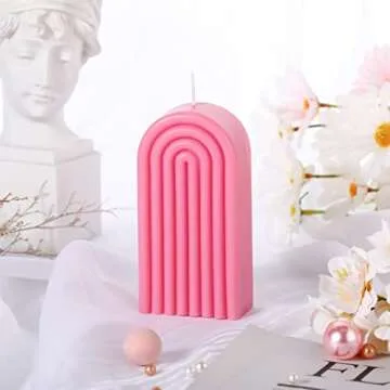 Arch Shaped Geometric Candle for Home Décor and Gifts