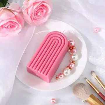 Arch Shaped Geometric Candle for Home Décor and Gifts