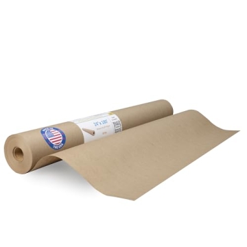 IDL Packaging 24" Wide Brown Kraft Paper Roll - 180 Feet of Eco-Friendly Versatility