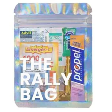 Real Vitamins The Rally Bag - 1 Pre-Filled Hangover Kit for Bachelorette Party Favors, 21st Birthday...