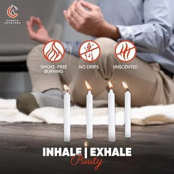 Celebrate with Candle Charisma 100 White Spell Candles