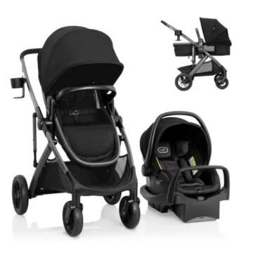 Evenflo Pivot Suite Travel System: Versatile Stroller & Car Seat