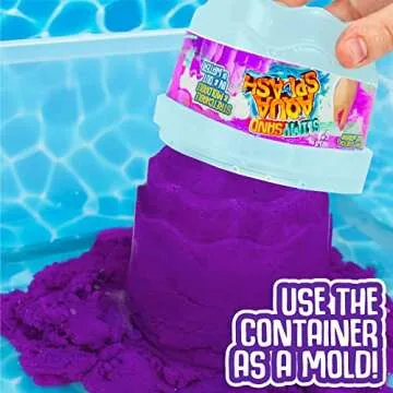 Slimy Sand Aqua Splash - Stretchable Purple Sensory Sand