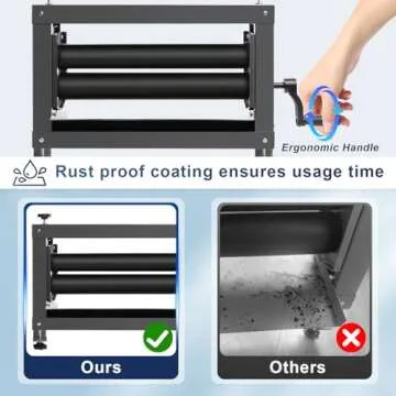 Upgraded Clothes Wringer, Heavy Duty 5X Thicker Design for Camping