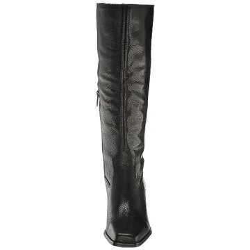 Vince Camuto Women's Sangeti2 Stacked Heel Knee High Boot Fashion, Black, 6.5