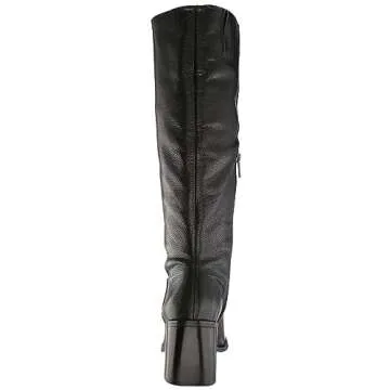 Vince Camuto Women's Sangeti2 Stacked Heel Knee High Boot Fashion, Black, 6.5