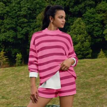 LAMISSCHE Womens Oversized Lounge Sets for Stylish Comfort