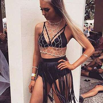 Fenyong Leather Fringe Skirt for Trendy Women