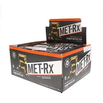 MET-Rx Protein Plus Bar, Great as Healthy Meal Replacement, Snack, and Help Support Energy, Gluten F...