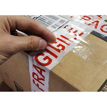 Juvale Heavy Duty Fragile Tape 100m for Safe Shipping
