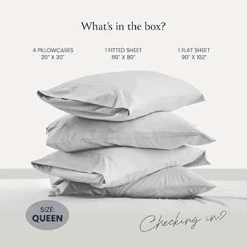 BELADOR Silky Soft Queen Sheet Set - 6 Piece White Bed Sheets for Queen Size Bed, Secure-Fit Deep Pocket Sheets with Elastic, Breathable Hotel Sheets & Pillowcase Set, Wrinkle Free Oeko-Tex Sheets