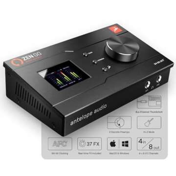 Antelope Audio Zen Go: Thunderbolt Audio Interface for Music and Podcasts