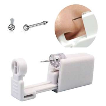 Easy-to-Use Nose Piercing Kit for Safe At-Home Piercing