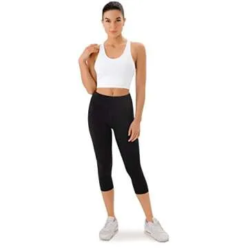 JOYSPELS Sports Bras for Women Extra Comfort Criss-Cross Back Padded Workout Tops for Women Medium Support White