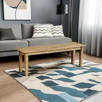 Elegant Casual Elements Sedona Bench in Rustic Gray Wash