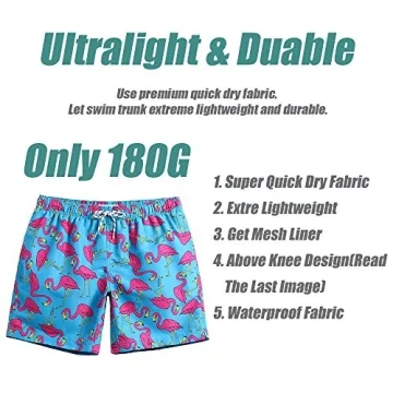 MaaMgic Men's Slim Fit Quick Dry Swim Shorts for Comfort