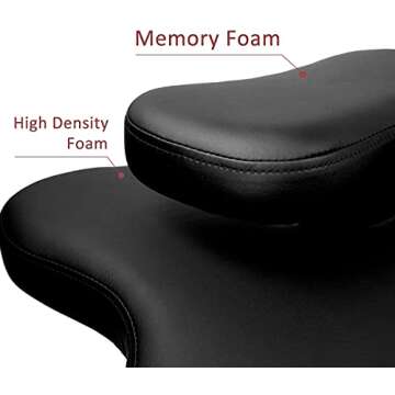 H-A Ergonomic Cross Legged Kneeling Chair Yoga Meditation Chair Adjustable for Flexibility Strength Training & Relaxation (Black)