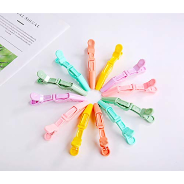 HH&LL 12 pcs Professional Hair Clips for Easy Styling