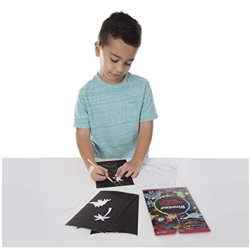 Melissa & Doug Dinosaur Scratch Art Kit for Kids