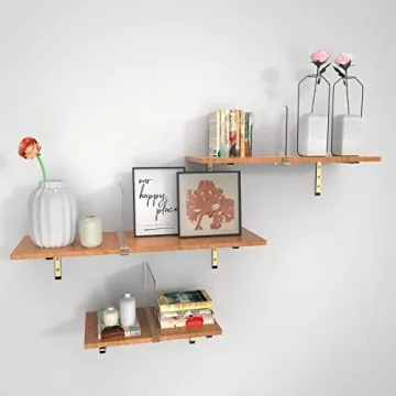 Hmdivor Acrylic Shelf Dividers for Organized Spaces