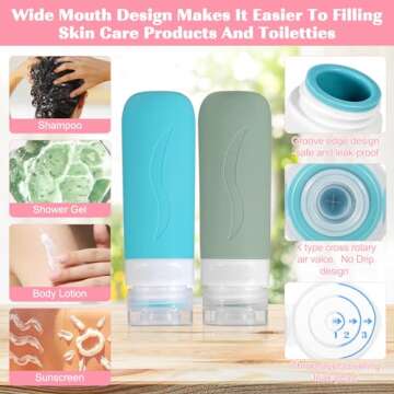 IMPORX 26 Pack Travel Toiletries Set TSA Approved