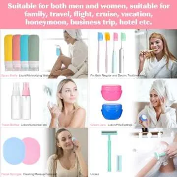 IMPORX 26 Pack Travel Toiletries Set TSA Approved