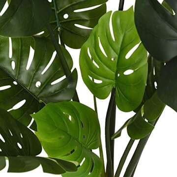 Wofair 45 Inch Monstera Plant - Lifelike Indoor Outdoor Décor