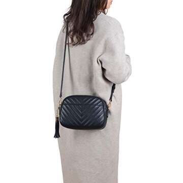 Lola Mae Quilted Crossbody Bag for Stylish Daily Use