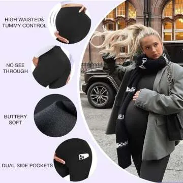 GROTEEN Maternity Leggings - Soft & Stylish Pregnancy Wear