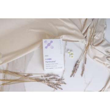 Fertinatal Ovaterra Micronized DHEA Supplement for Women, Natural DHEA 25mg Capsules, Fertility Supplements for Women (84 Capsules - 28 Day Supply)