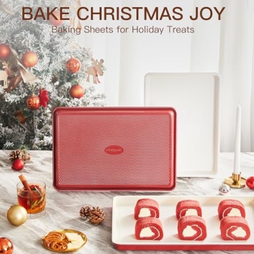 HONGBAKE Nonstick Ceramic Baking Sheet Set - 3 Pack