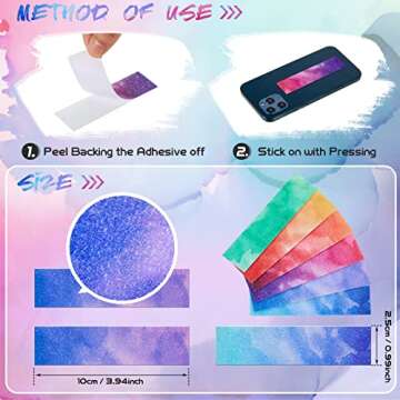 Gersoniel 72 Pcs Anxiety Sensory Stickers Adhesives Fidget Textured Sticker Toy Anti Stress Tactile ...