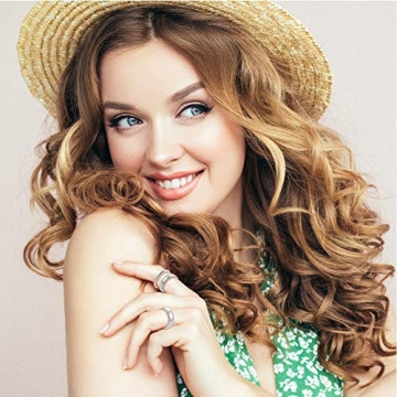 LOYALLOOK 2mm 4mm 6mm Stainless Steel Ring Set