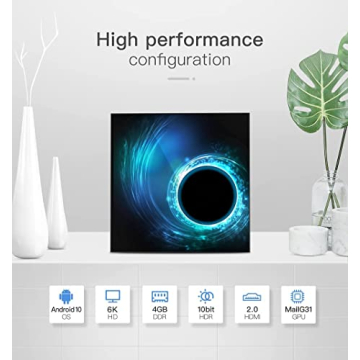 Android 10.0 TV Box with 6K Ultra HD & Mini Keyboard