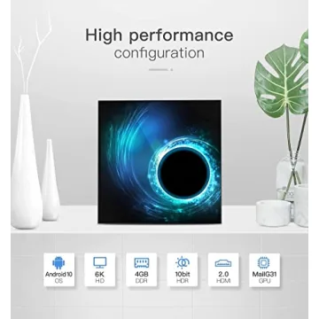 Android 10.0 TV Box with 6K Ultra HD & Mini Keyboard