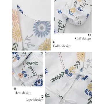 Yimoon Women's Y2K Bow Tie Front Babydoll Blouse Puff Short Sleeve Peplum Ruffle Hem Summer Going Out Tops (Yellow-S)