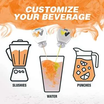 MiO Lemonade, Berry Blast, Orange Tangerine & Black Cherry Naturally Flavored Liquid Water Enhancer Variety Pack, 4 ct Pack, 1.62 fl oz Bottles