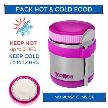 Yumbox Leak-Proof Food Jar, Triple Insulated, 14oz