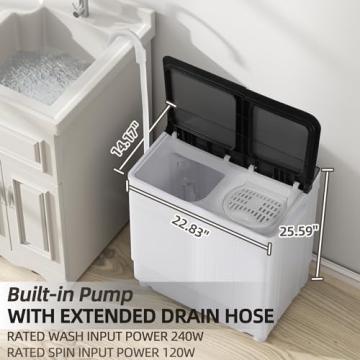 Compact Laundry Washer for Apartments & RVs