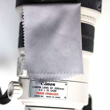 Xthel Microfiber Cleaning Cloths for Electronics (6 Pack) - Cleans Lenses, Glasses, Screens, Cameras...