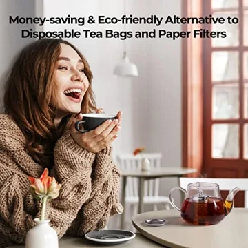 Reinmoson Tea Strainers: 304 Stainless Steel Infuser