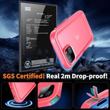 Cozycase for iPhone 15 – Waterproof Shockproof Protection