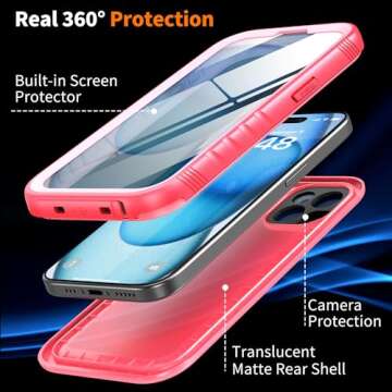 Cozycase for iPhone 15 – Waterproof Shockproof Protection