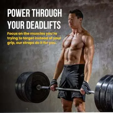 Padded Figure 8 Wrist Straps - Weightlifting Straps - Functional Fitness, Weight Lifting, Deadlifts, Farmer Walks (Medium, Black)