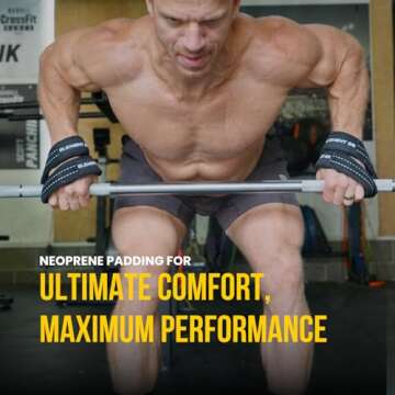 Padded Figure 8 Wrist Straps - Weightlifting Straps - Functional Fitness, Weight Lifting, Deadlifts, Farmer Walks (Medium, Black)