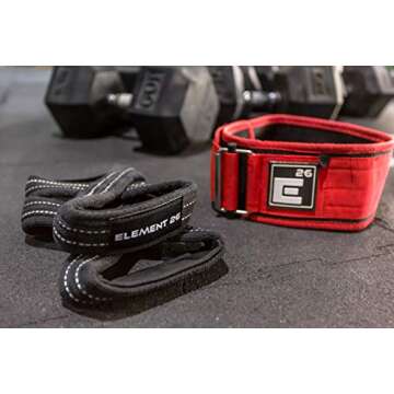 Padded Figure 8 Wrist Straps - Weightlifting Straps - Functional Fitness, Weight Lifting, Deadlifts, Farmer Walks (Medium, Black)