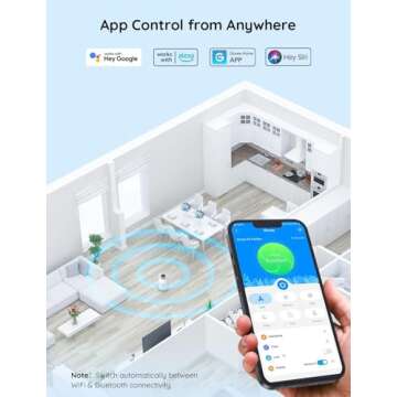 Govee Smart Air Purifier for Home Large Room Up to 1837 sq.ft.with Washable Filter, Integrated PM 2....